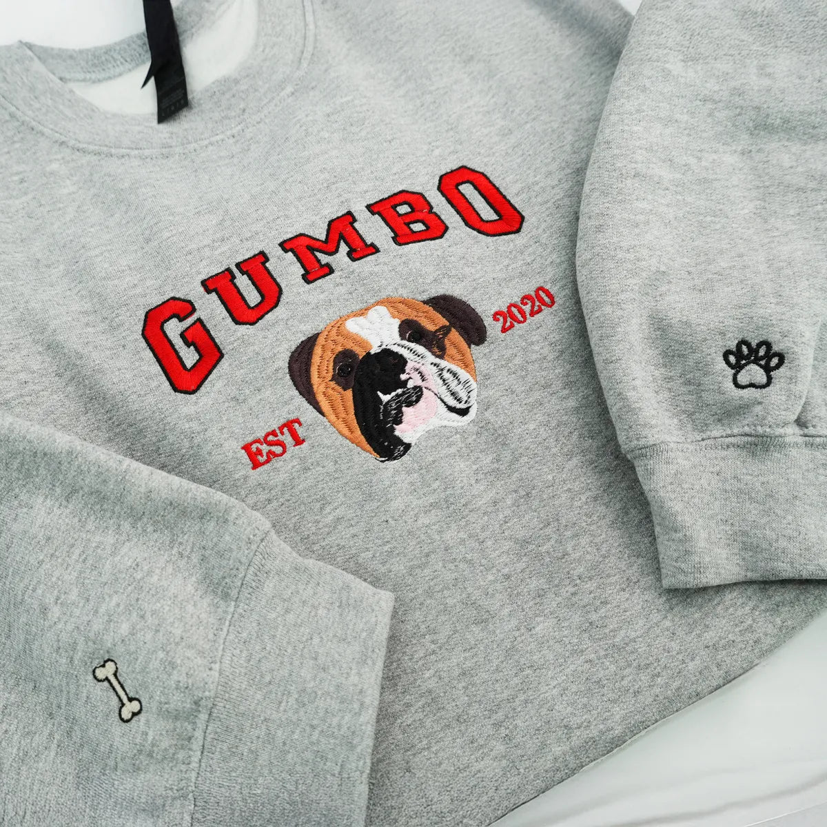 Personalized Varsity Dog Embroidered Sweatshirts - Image 8