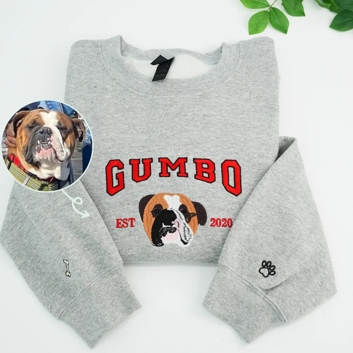Personalized Varsity Dog Embroidered Sweatshirts - Image 6